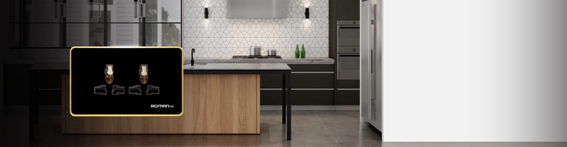 Ổ cắm mặt kính