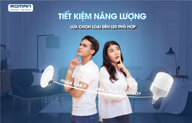 Tiết Kiệm Năng Lượng Với Đèn LED - Lựa Chọn Loại Đèn LED Phù Hợp