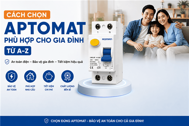 Cách Chọn Aptomat Phù Hợp Cho Gia Đình Từ A-Z