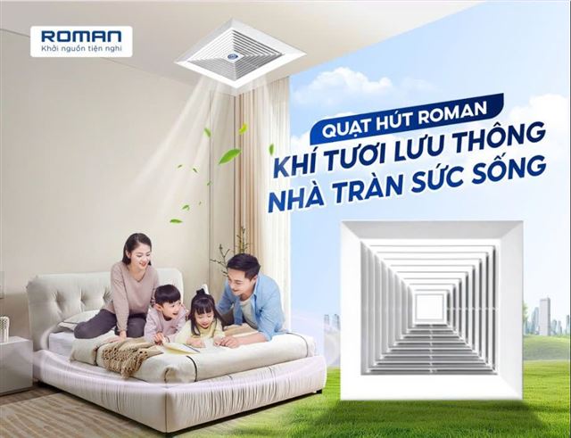 Quạt Hút Mùi Roman: Giải Pháp Cho Không Gian Sống Trong Lành, Đầy Sức Sống