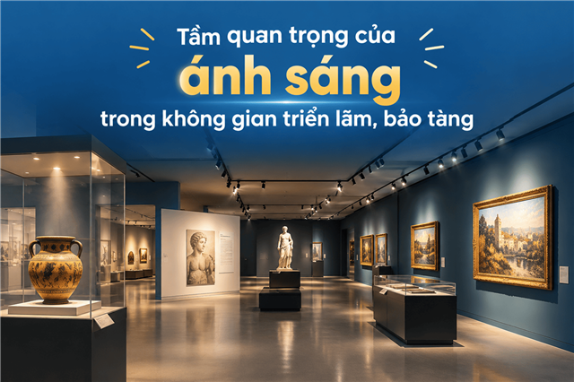 Tầm Quan Trọng Của Chiếu Sáng Led Đối Với Không Gian Triển Lãm, Bảo Tàng