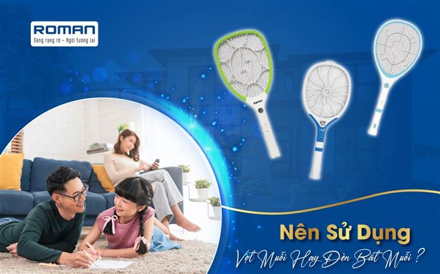 Nên Sử Dụng Vợt Bắt Muỗi Hay Đèn Bắt Muỗi?