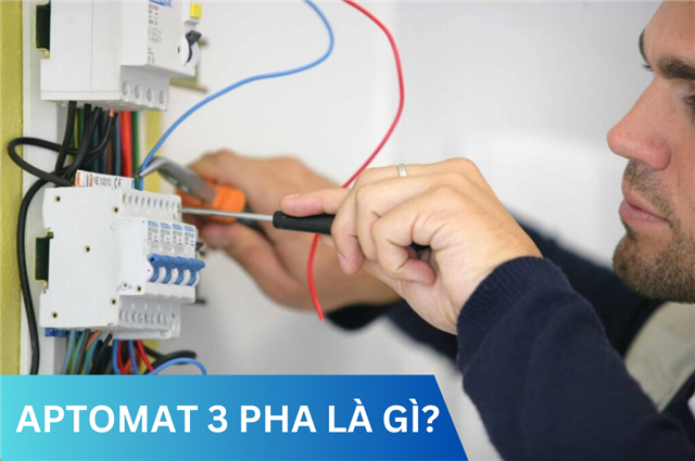 Aptomat 3 pha là gì? Tìm hiểu chi tiết cấu tạo aptomat 3 pha