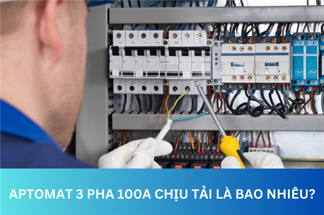 Aptomat 3 pha 100A chịu tải là bao nhiêu?