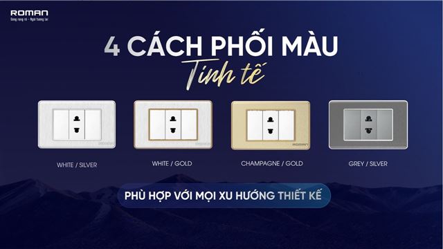 Bộ Công Tắc - Ổ Cắm Series GA : Sang Trọng, Tinh Tế và Hiện Đại