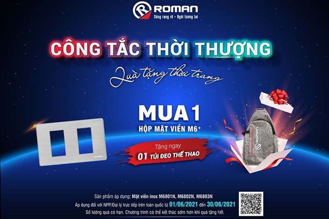 SIÊU KHUYẾN MẠI THÁNG 6: Công tắc thời thượng - Quà tặng thời trang