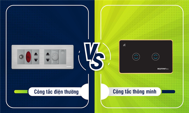 Công tắc thông minh và công tắc thường khác nhau như thế nào?