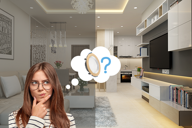 Tìm hiểu đèn LED âm trần bao nhiêu W? 