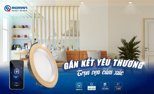 Trải nghiệm nhà thông minh với đèn LED downlight đổi màu 