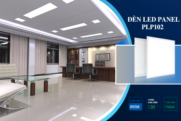 Đèn LED Panel tấm PLP102 Roman Pro - Kiến tạo không gian sang trọng