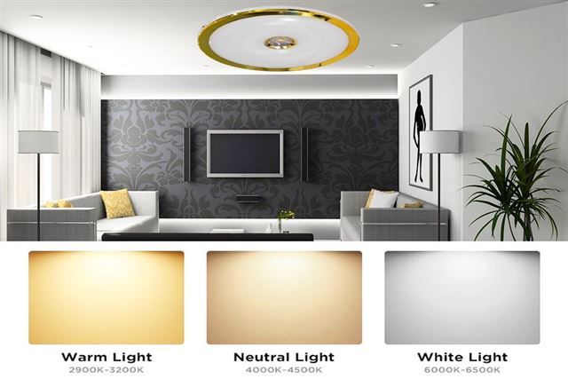 Đặc điểm và ứng dụng của đèn ốp trần 3 màu 