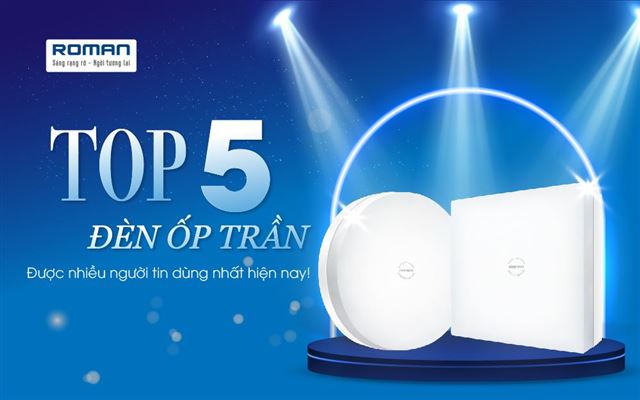 Đèn Led Ốp Trần Là Gì Và Top 5 Đèn Ốp Trần Được Nhiều Người Sử Dụng Nhất Hiện Nay