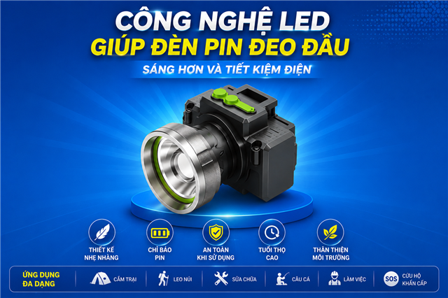 Những Tính Năng Nên Có Trên Một Chiếc Đèn Pin Đeo Đầu Hiện Đại