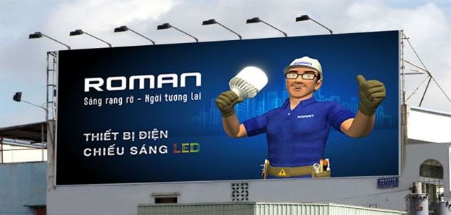 Tầm quan trọng đèn rọi ngoài trời đối với quảng cáo OOH 
