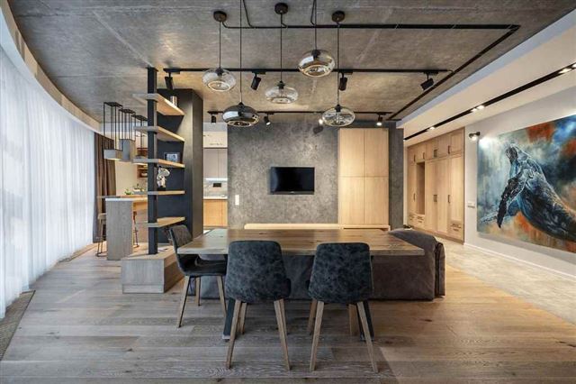 Giải pháp đèn cho trần bê tông tiết kiệm, hiện đại nhất