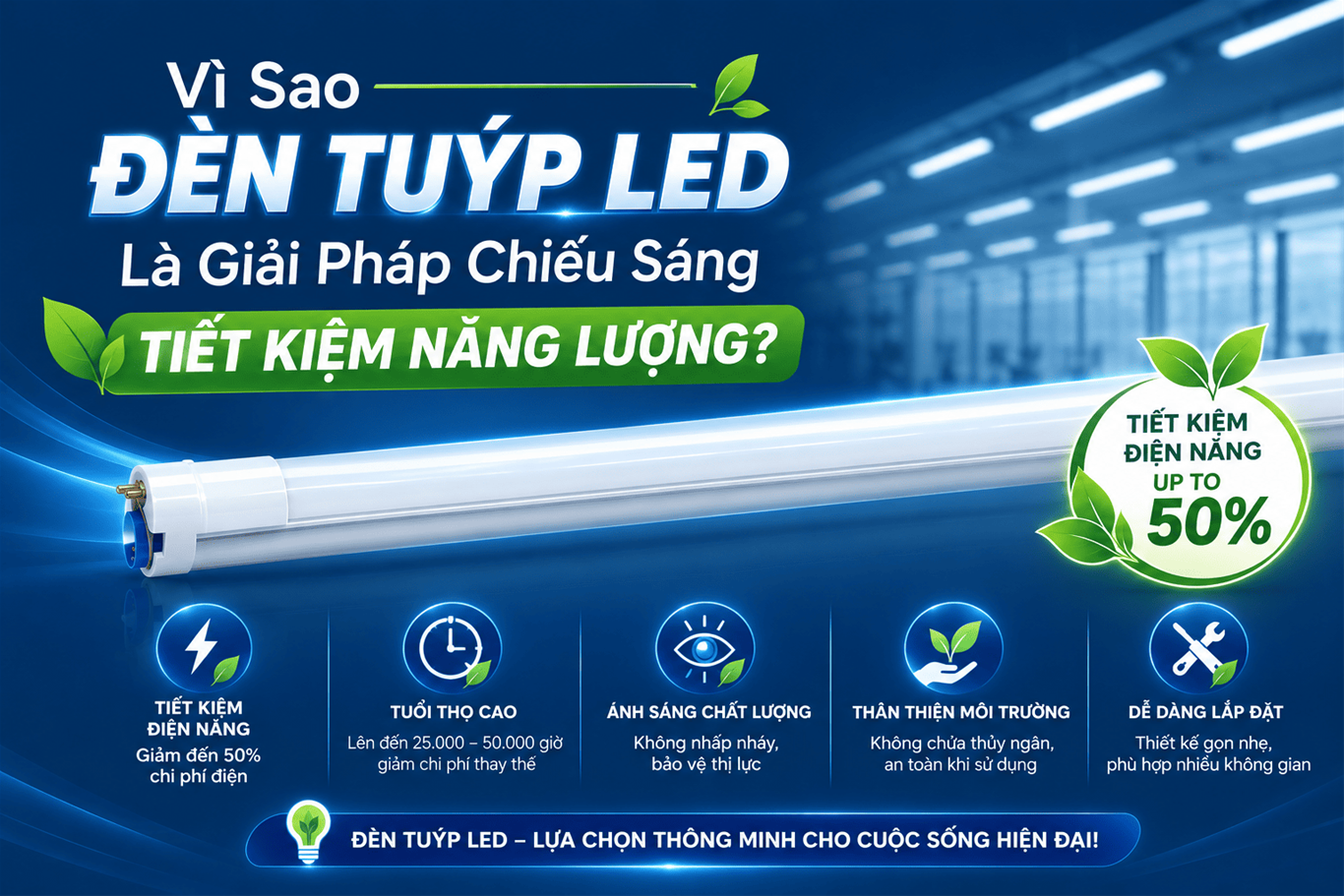 Đèn Tuýp Led