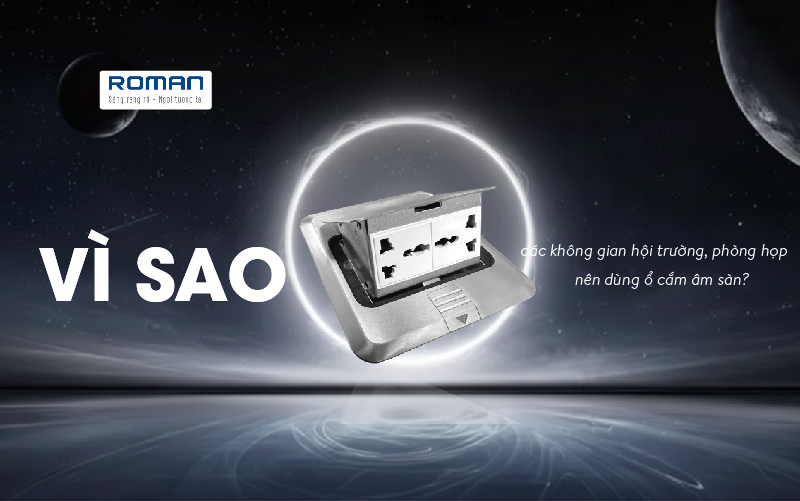 ổ cắm hộp âm sàn