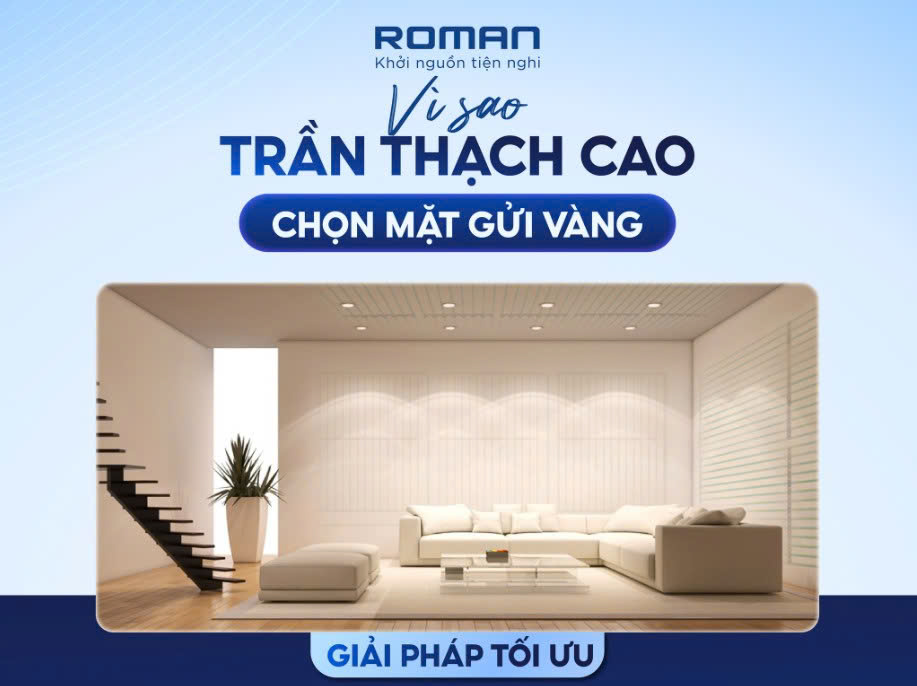 trần thạch cao và đèn downlight