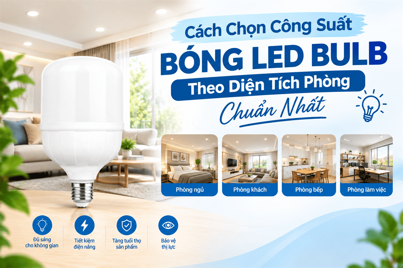 Công Suất Bóng LED Bulb
