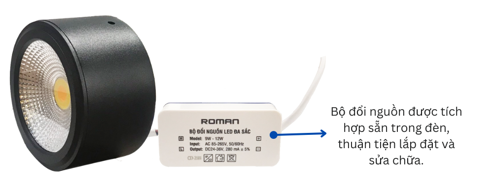 Đèn downlight lắp nổi - Xu hướng chiếu sáng tạo điểm nhấn