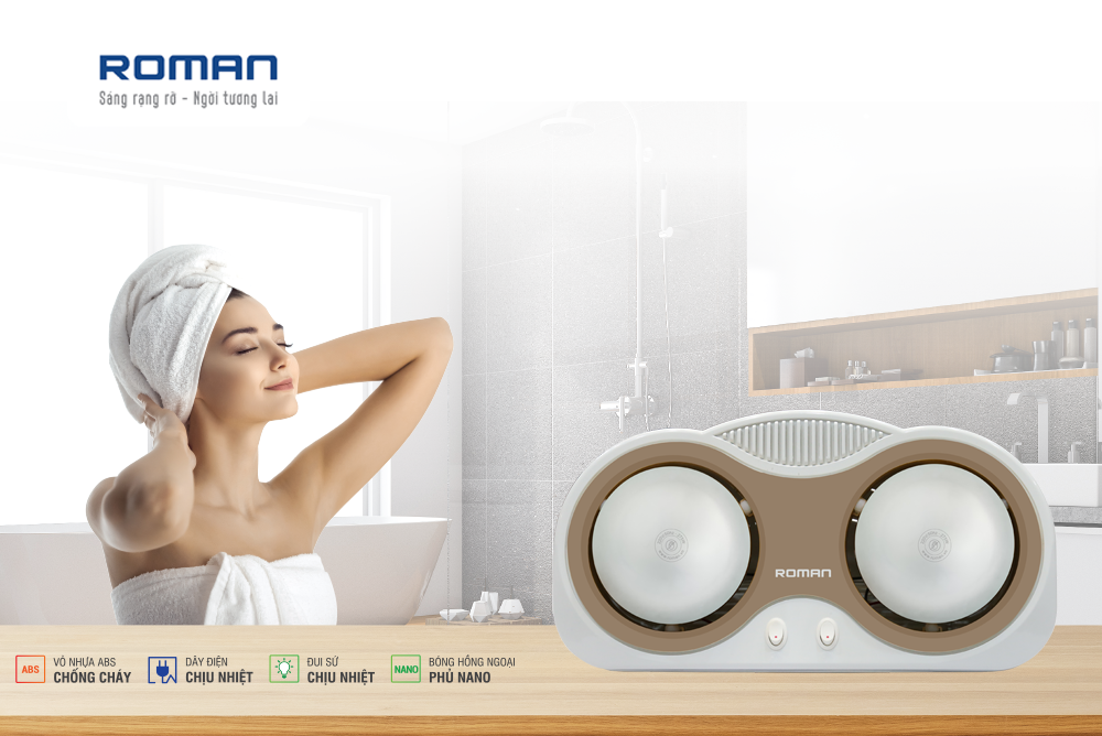 đèn sưởi nhà tắm