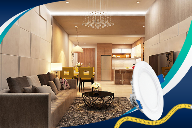 Tìm hiểu chi tiết về kích thước đèn downlight 