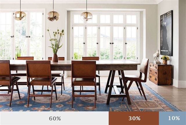 Quy tắc và lựa chọn màu sắc trong thiết kế nội thất