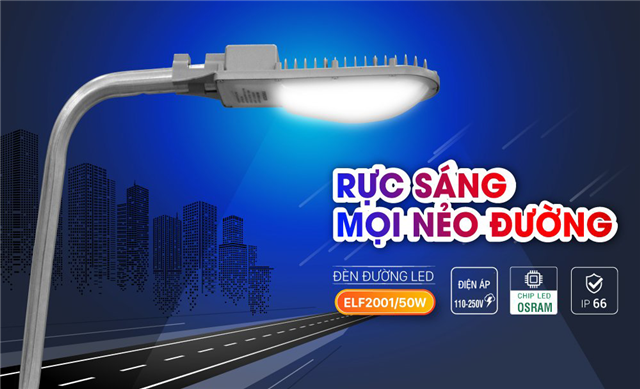 (24h.com.vn) Đèn đường LED Roman giúp tăng cường chiếu sáng ngõ xóm hiệu quả