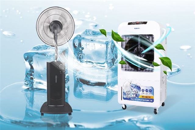 Quạt điều hòa và quạt hơi nước nên sử dụng loại nào?