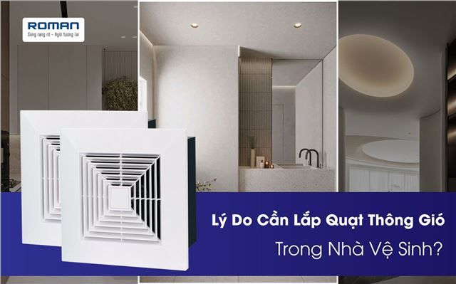 Tại Sao Nên Lắp Quạt Hút Gió Trong Nhà Vệ Sinh?