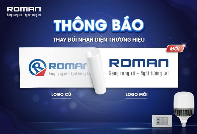 Thông báo thay đổi nhận diện thương hiệu ROMAN