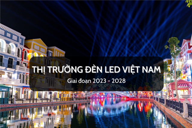 Thị trường đèn LED Việt Nam bùng nổ giai đoạn 2023 - 2028