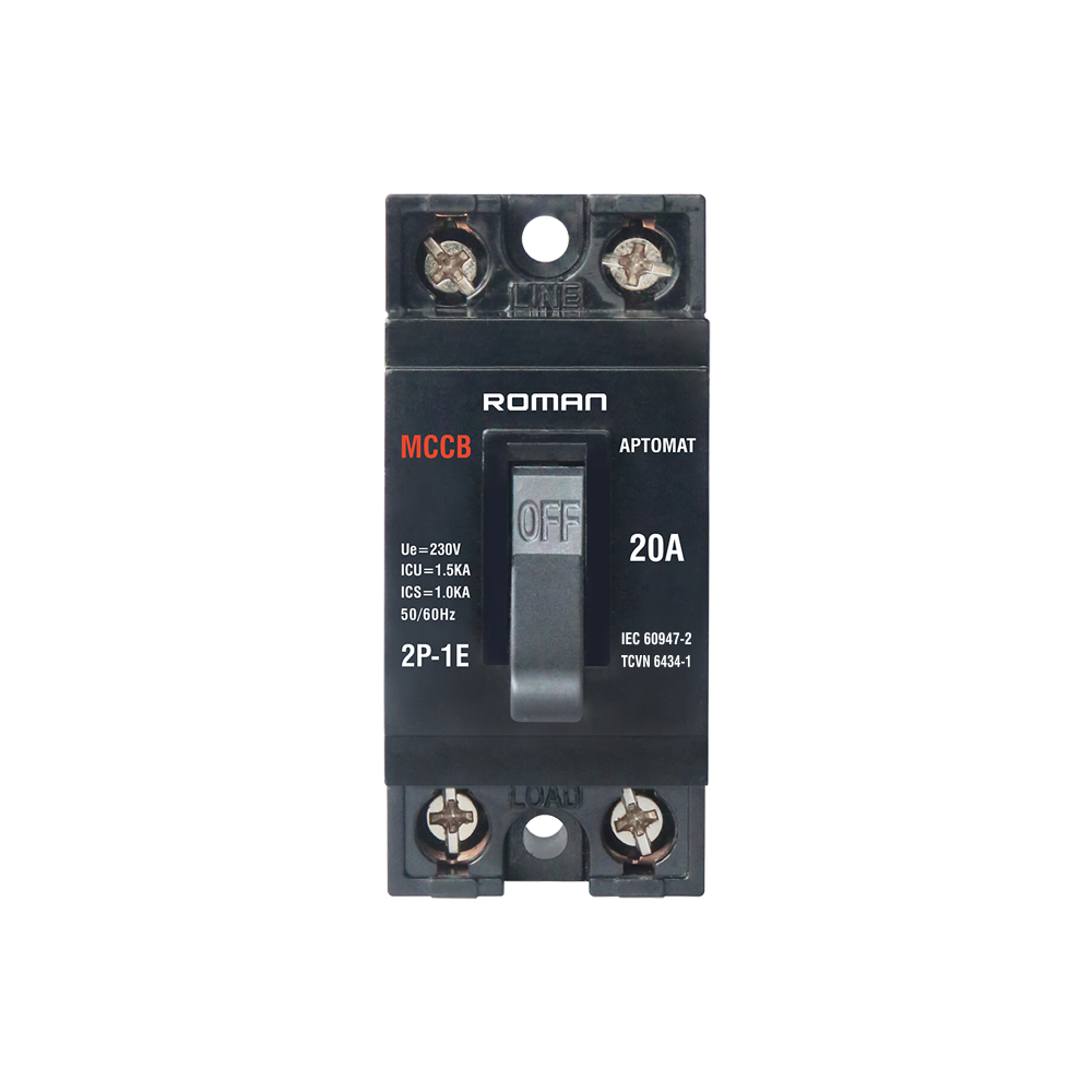 Aptomat khối 2P - 1E 