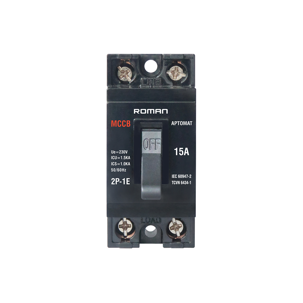 Aptomat khối 2P - 1E 