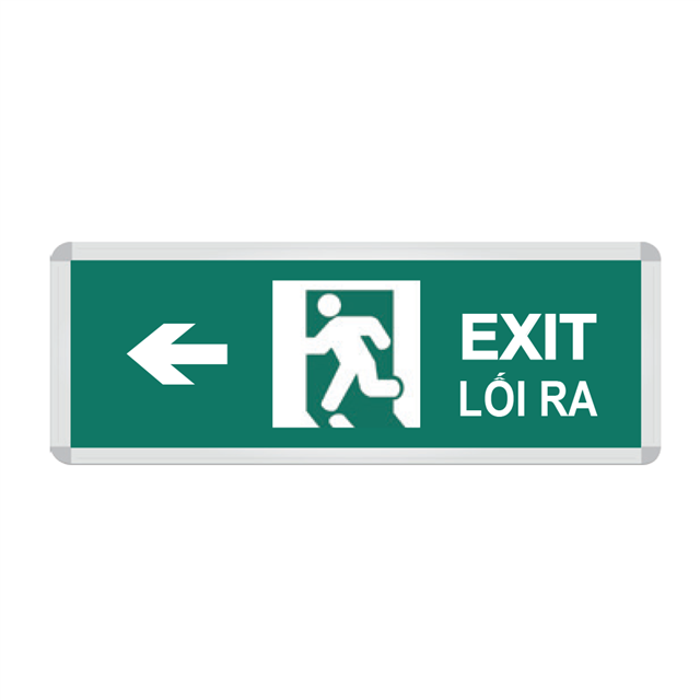 đèn exit chỉ hướng