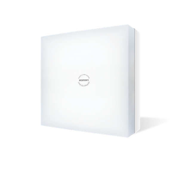 đèn led ốp trần đa sắc vuông 25w