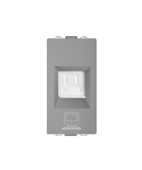 GA- Hạt mạng CAT5 sơn màu ghi xám GA48S-G