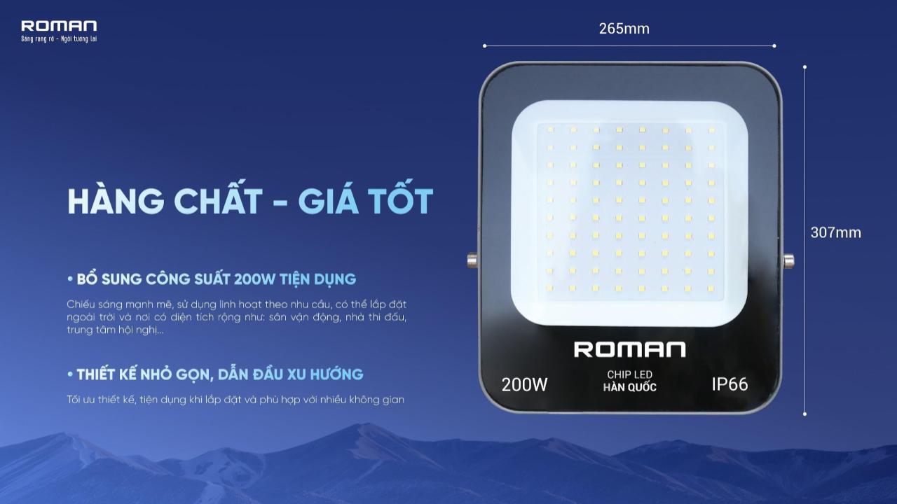 đèn pha led 200w