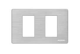 Mặt 2 lỗ ngang viền inox M6802N