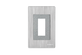 Mặt Aptomat đơn viền Inox M68071