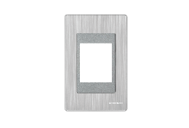 Mặt Aptomat đôi viền Inox M68072