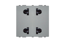 Ổ cắm đôi 2 chấu M68122N