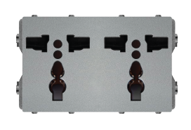 Ổ cắm đôi 3 chấu đa năng M68123